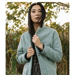 Liz Alig Portuguese wool coat, extra small